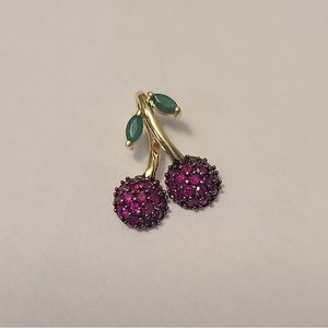 10k NWOT Cherry Charm Pendant